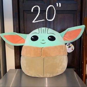 NWT Baby Yoda Star Wars Disney Squishmallow 20”